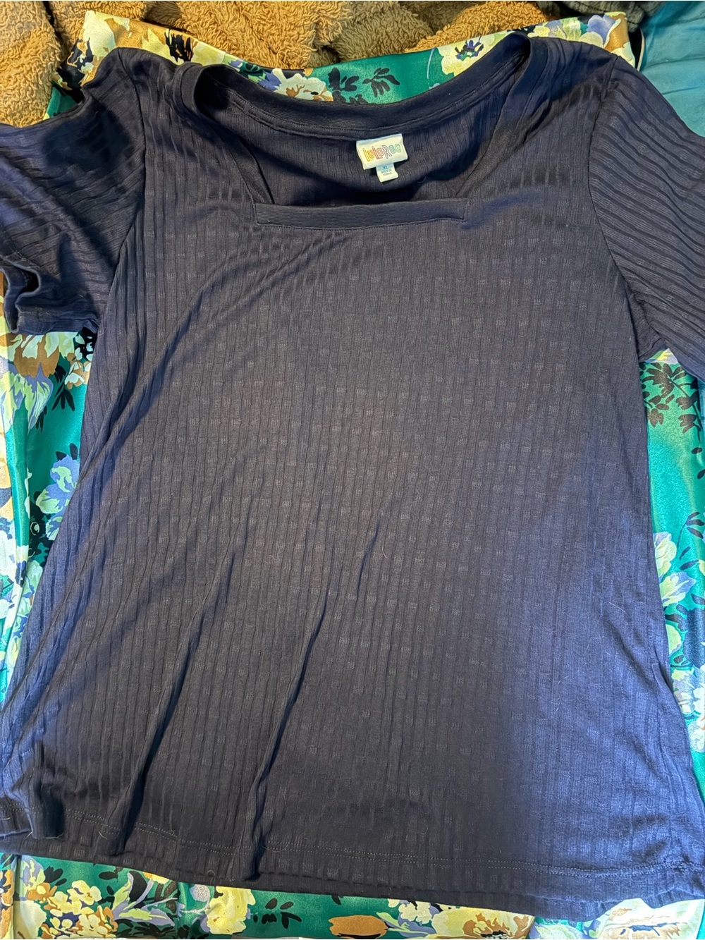 LuLaRoe Navy Martha XL - Picture 2 of 4